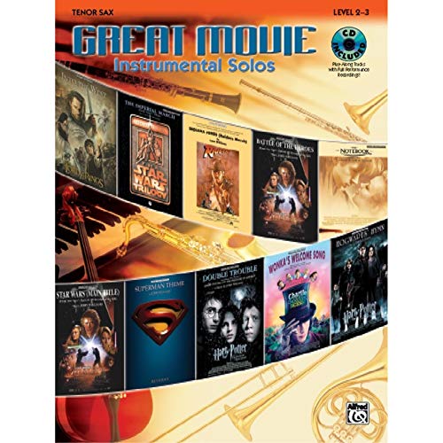 Beispielbild fr Great Movie Instrumental Solos Book & CD (Tenor Sax) zum Verkauf von Magers and Quinn Booksellers