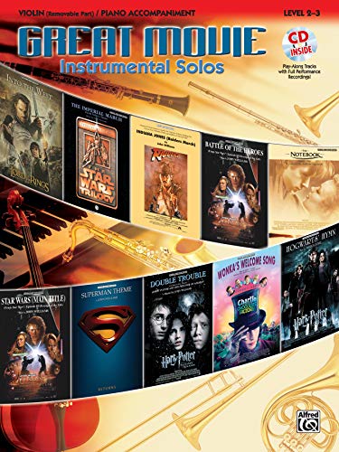 Beispielbild fr ALFRED PUBLISHING GREAT MOVIE INSTRUMENTAL SOLOS + CD - VIOLIN AND PIANO zum Verkauf von medimops