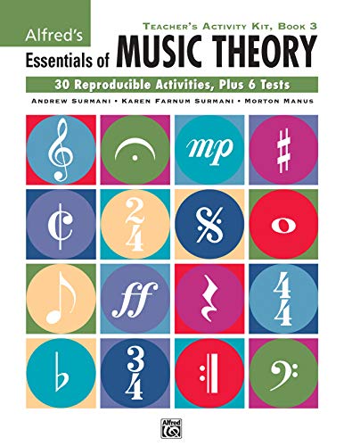 Stock image for Alfred's Essentials of Music Theory: Teacher's Activity Kit, Book 3 for sale by Magers and Quinn Booksellers