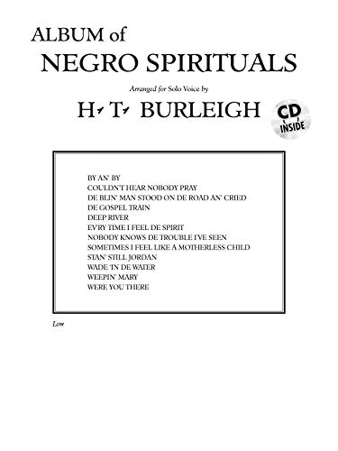 9780739045329: Album of Negro Spirituals: Low Voice, Book & CD