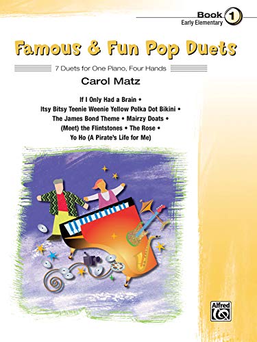 Beispielbild fr Famous and Fun Pop Duets, Bk 1 : 7 Duets for One Piano, Four Hands zum Verkauf von Better World Books