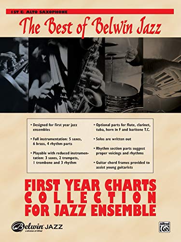 9780739045893: First Year Charts Collection for Jazz Ensemble: 1st E-flat Alto Saxophone