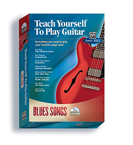 Stock image for Alfred's Teach Yourself to Play Guitar, Blue Songs for sale by Revaluation Books