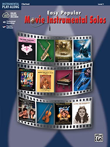 Beispielbild fr Easy Popular Movie Instrumental Solos: Clarinet, Book & Online Audio/Software (Easy Instrumental Solos Series) zum Verkauf von BooksRun