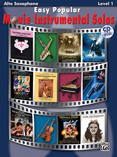 Stock image for Easy Popular Movie Instrumental Solos: Alto Sax, Book & CD (Easy Instrumental Solos Series) for sale by Jenson Books Inc