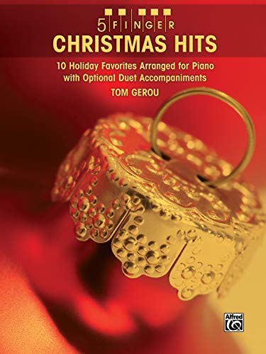 Imagen de archivo de 5 Finger Christmas Hits : 10 Holiday Favorites Arranged for Piano with Optional Duet Accompaniments a la venta por Better World Books