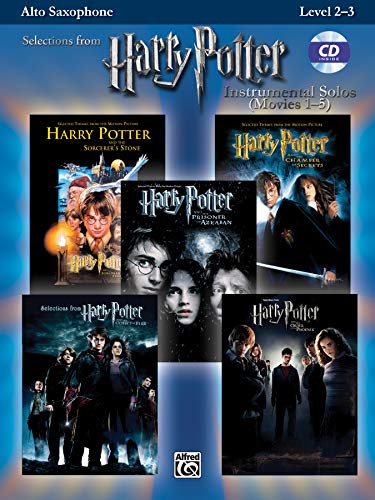 Beispielbild fr Harry Potter Instrumental Solos (Movies 1-5): Alto Sax (Book & CD) (Harry Potter Instrumental Solos (Movies 1-5): Level 2-3) zum Verkauf von WorldofBooks