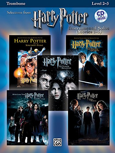 Imagen de archivo de Harry Potter Instrumental Solos (Movies 1-5) : Trombone, Book and CD a la venta por Better World Books: West
