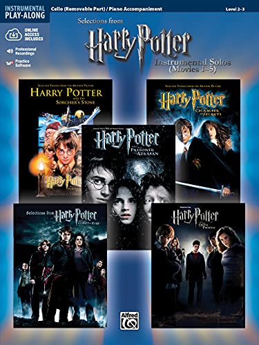 9780739049983: Harry Potter Instrumental Solos for Strings (Movies 1-5): Cello, Book & Online Audio/Sotware (Pop Instrumental Solos Series)