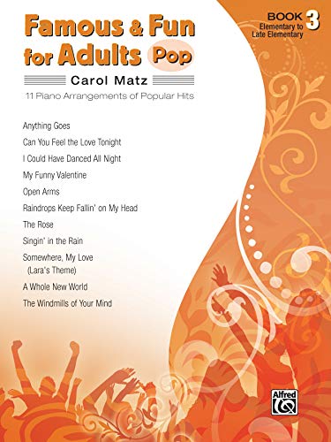 9780739052310: Famous & fun for adults: pop - book 3 piano