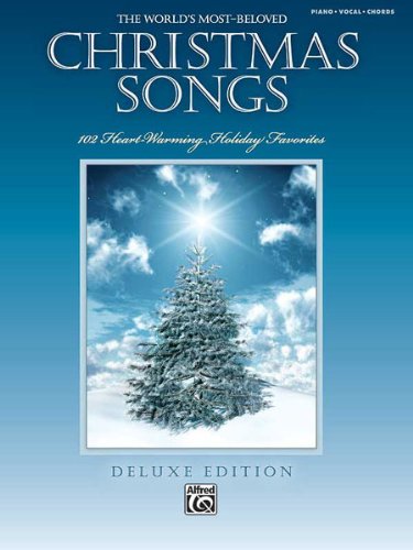 Imagen de archivo de SHEET MUSIC: The Worlds Most Beloved Christmas Songs: 102 Heart Warming Holiday Favorites a la venta por Richard Sylvanus Williams (Est 1976)