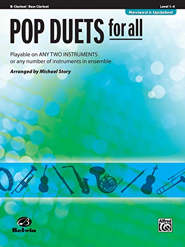 9780739054246: Pop Duets for All: B-Flat Clarinet, Bass Clarinet: Playable on Any Two Instruments or Any Number of Instruments in Ensemble