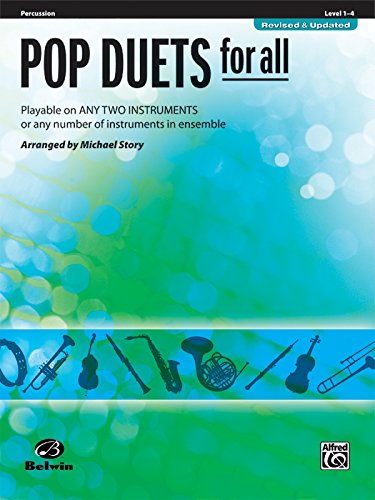Imagen de archivo de Pop Duets for All: Percussion, Level 1-4: Playable on Any Two Instruments or Any Number of Instruments in Ensemble (Paperback) a la venta por AussieBookSeller