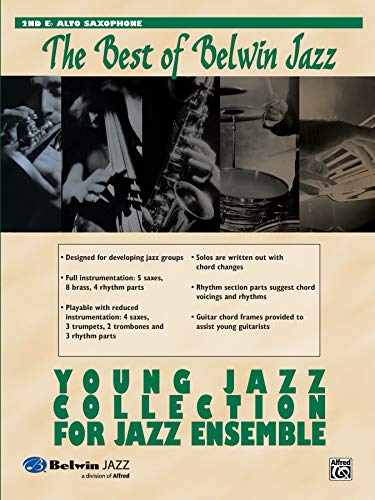 Beispielbild fr Young Jazz Collection for Jazz Ensemble: 2nd E-flat Alto Saxophone zum Verkauf von Magers and Quinn Booksellers