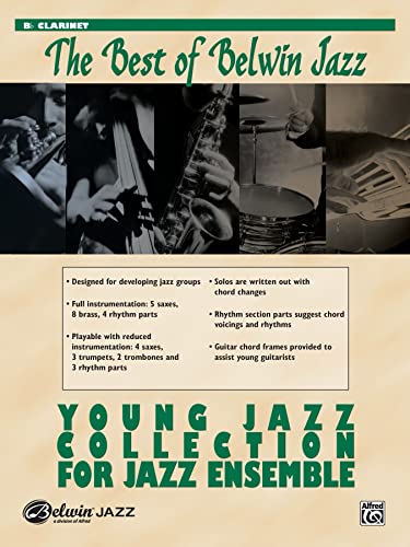 Imagen de archivo de Young Jazz Collection for Jazz Ensemble: B-flat Clarinet a la venta por HPB-Diamond