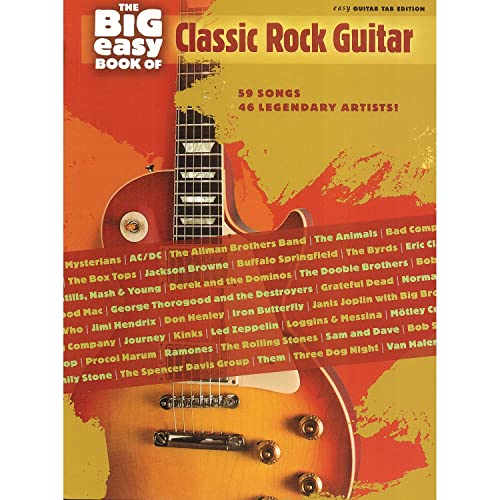 Stock image for The Big Easy Book of Classic Rock Guitar: Easy Guitar Tab Edition for sale by AwesomeBooks