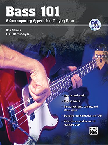 Bass 101: A Contemporary Approach to Playing Bass (Book & DVD) (9780739056950) by Staff; Alfred Publishing