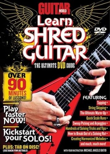 9780739059111: Learn Shred Guitar: The Ultimate DVD Guide