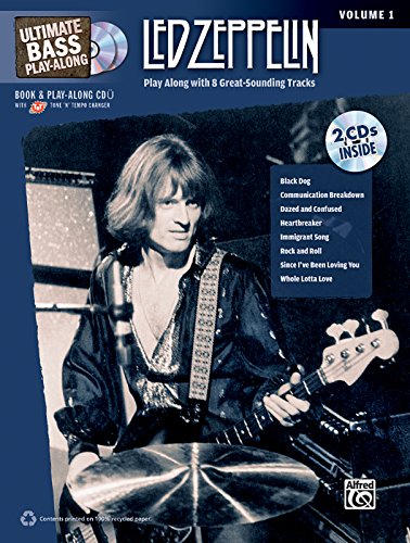 Beispielbild fr Ultimate Bass Play-Along Led Zeppelin, Vol 1: Play Along with 8 Great-Sounding Tracks (Authentic Bass TAB), Book 2 CDs (Ultimate Play-Along, Vol 1) zum Verkauf von Front Cover Books