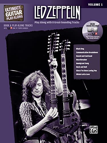 Beispielbild fr Ultimate Guitar Play-Along Led Zeppelin, Vol 1: Play Along with 8 Great-Sounding Tracks (Authentic Guitar TAB), Book & Online Audio/Software (Ultimate Play-Along, Vol 1) zum Verkauf von -OnTimeBooks-