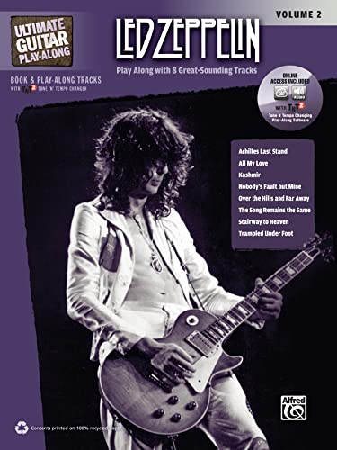 Beispielbild fr Ultimate Guitar Play-Along Led Zeppelin, Vol 2: Authentic Guitar TAB, Book Online Audio/Software (Ultimate Play-Along, Vol 2) zum Verkauf von Front Cover Books