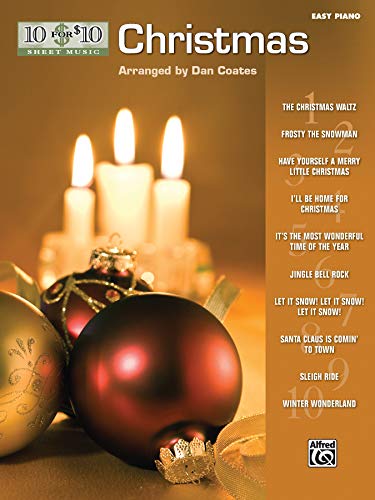 Imagen de archivo de 10 for 10 Sheet Music Christmas: Easy Piano Solos a la venta por Your Online Bookstore