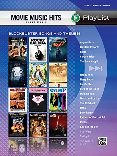 Imagen de archivo de Movie Music Hits Sheet Music Playlist: Piano/Vocal/Chords a la venta por Wonder Book