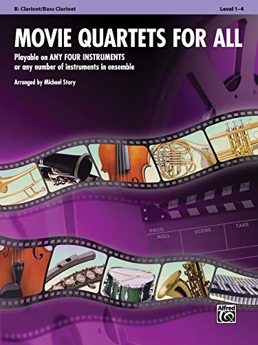 9780739063286: Movie Quartets for All: B-Flat Clarinet, Bass Clarinet: Playable on Any Four Instruments or Any Number of Instruments in Ensemble (Instrumental Ensembles for All)