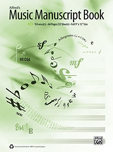 9780739064160: Alfred's Music Manuscript Book, 12-Stave: 12-Staves