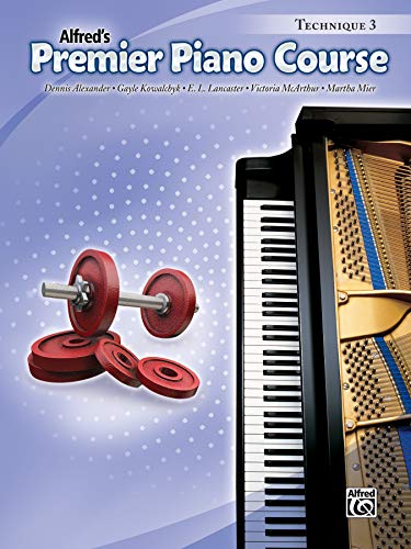 9780739065419: Premier Piano Course: Technique Book 3 (Alfred's Premier Piano Course)