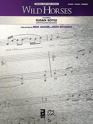 9780739068359: Wild Horses: Piano/Vocal/Chords (Sheet) (Original Sheet Music Edition)