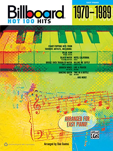 9780739070475: Billboard Hot 100 Hits: Easy Piano 1970-1989