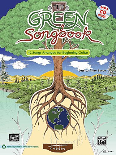 Stock image for The Green Songbook: 43 Songs Arranged for Beginning Guitar, Book & MP3 CD for sale by ThriftBooks-Dallas
