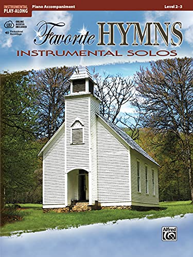 9780739071823: Favorite Hymns Instrumental Solos: Piano Acc., Book & Online Audio (Alfred's Instrumental Play-along)