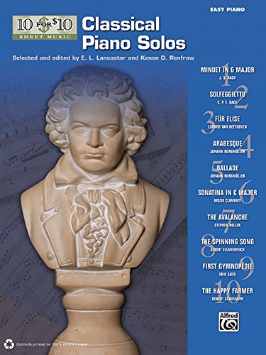 9780739073339: 10 for 10 Sheet Music Classical Piano Solos: Piano Solos