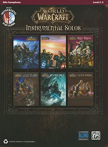World of Warcraft Instrumental Solos: Alto Sax, Book & CD - Alfred Music