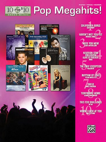 10 for 10 Sheet Music Pop Megahits!: Piano/Vocal/Guitar (9780739075913) by [???]