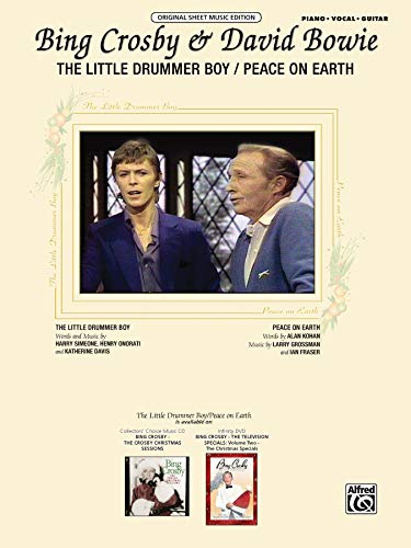 Imagen de archivo de Bing Crosby & David Bowie; The Little Drummer Boy / Peace on Earth: Piano/vocal/Guitar Original Sheet Music a la venta por Revaluation Books