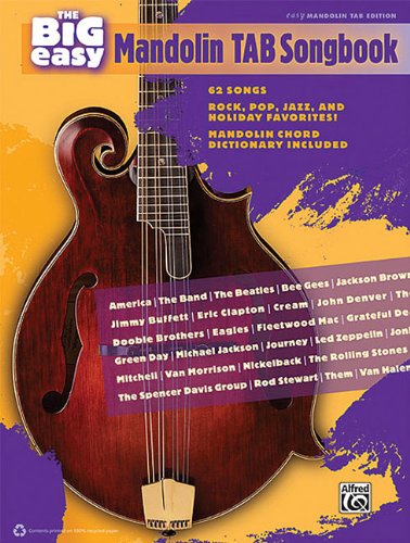 9780739076972: The Big Easy Mandolin Tab Songbook: 62 Songs Rock, Pop, Jazz, and Holiday Favorites!