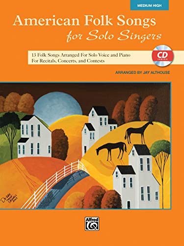 

American Folk Songs for Solo Singers: Medium High Voice (Book & CD) [Soft Cover ]