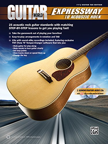 Guitar World -- Expressway to Acoustic Rock: 25 Acoustic Rock Guitar Standards with Matching Step-By-Step Lessons to Get You Playing Fast!, Book & 2 CDs (9780739078631) by [???]