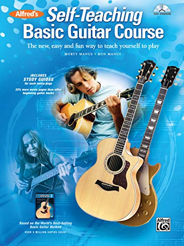 Stock image for Alfred's Self-Teaching Basic Guitar Course: The new, easy and fun way to teach yourself to play, Book & CD for sale by BooksRun