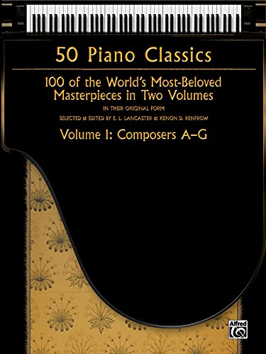 Imagen de archivo de 100 Piano Classics, Bk 1: A-G (50 Piano Classics) a la venta por Magers and Quinn Booksellers