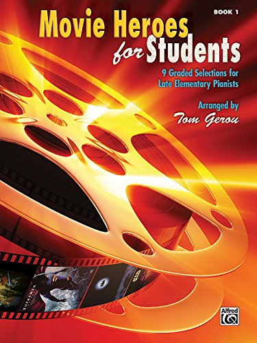 Beispielbild fr Movie Heroes for Students, Bk 1 : 9 Graded Selections for Late Elementary Pianists zum Verkauf von Better World Books
