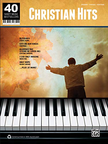 Imagen de archivo de 40 Sheet Music Bestsellers -- Christian Hits: Piano/Vocal/Guitar a la venta por KuleliBooks