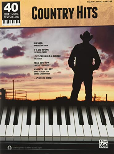 40 Sheet Music Bestsellers Country Hits Pvg By Corp Hal