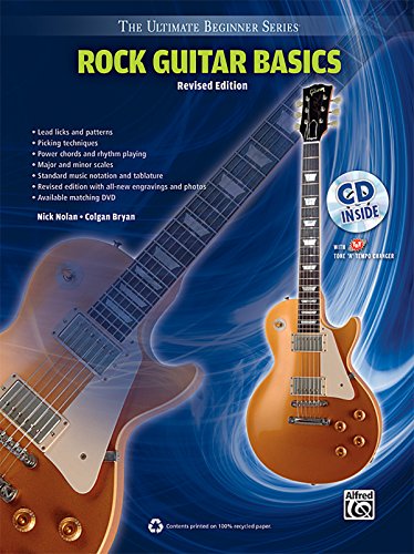 Imagen de archivo de Ultimate Beginner Rock Guitar Basics: Steps One & Two, Book & CD (The Ultimate Beginner Series) a la venta por Bookmonger.Ltd