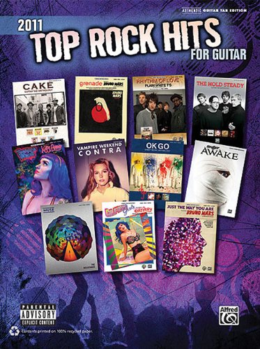 Imagen de archivo de 2011 Top Rock Hits for Guitar a la venta por HPB Inc.