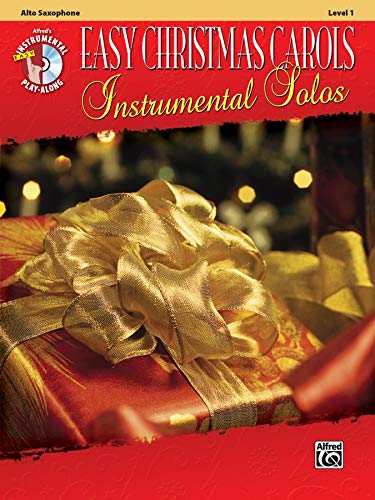 9780739083956: Easy christmas carols alto saxophone book/cd +cd (Easy Instrumental Solos, Level 1)
