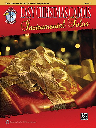 Stock image for Easy Christmas Carols Instrumental Solos for Strings: Viola, Book & CD (Easy Instrumental Solos) for sale by Magers and Quinn Booksellers